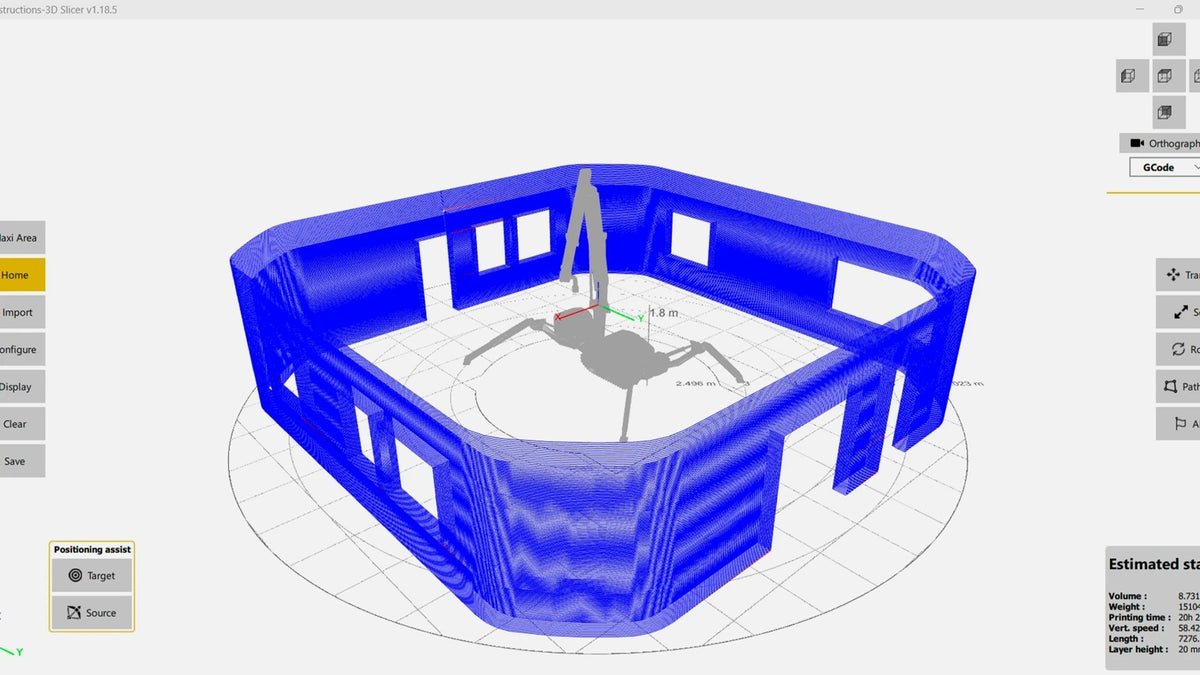 maxiprinter — Prepare paths for concrete extrusion