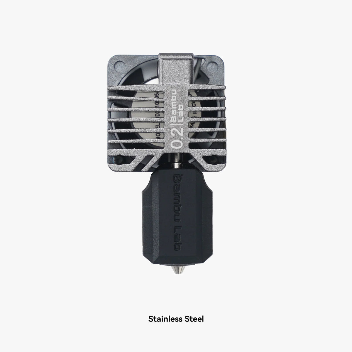 Bambu Lab X1 series Complete hotend assembly with stainless steel nozzle 0.2mm