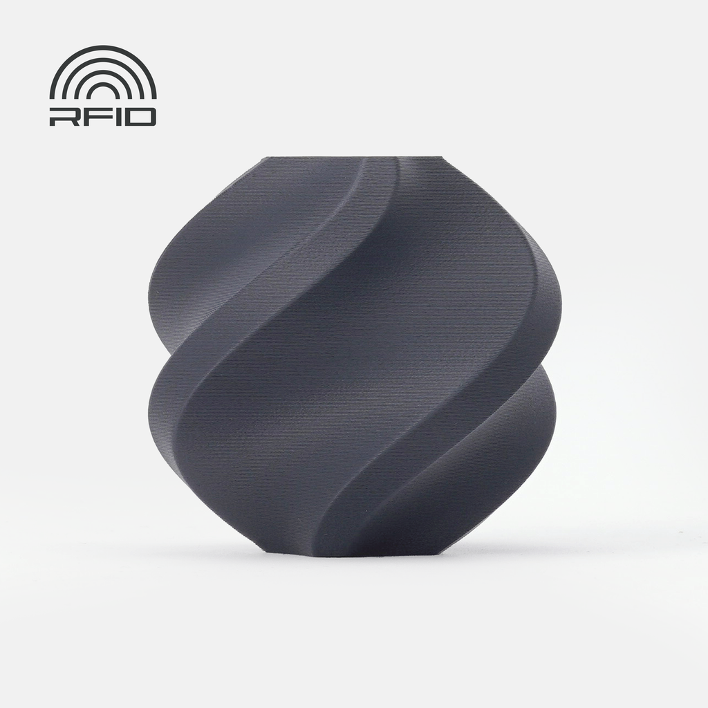 Bambu Lab PLA-CF 1 kg with Spool — Lava Grey (14101)