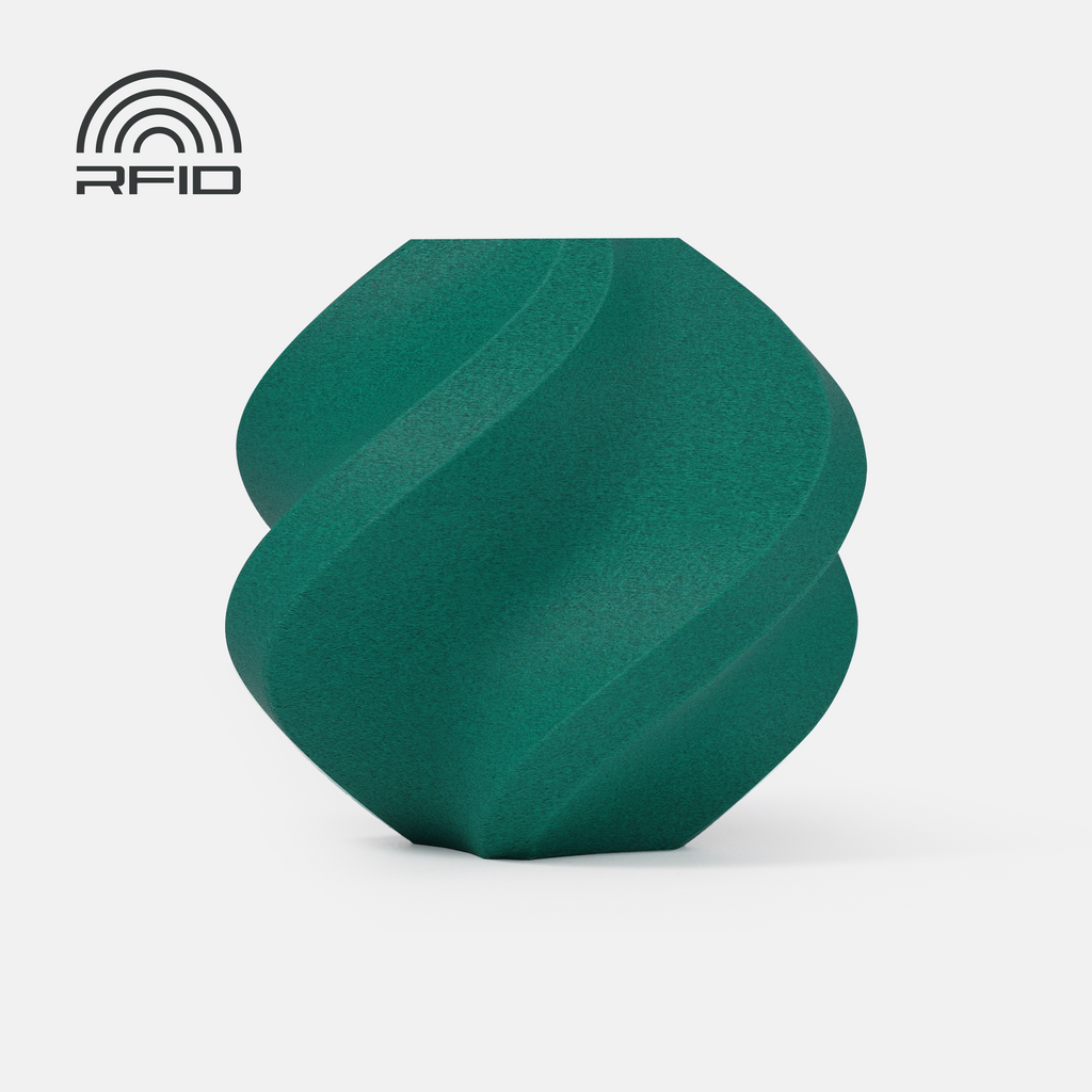 Bambu Lab PETG-CF 1 kg with Spool — Malachite Green (31500)