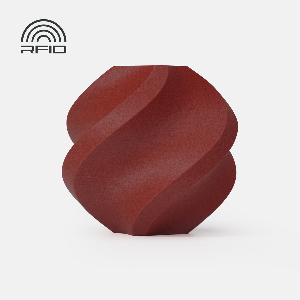 Bambu Lab PETG-CF 1 kg with Spool — Brick Red (31200)