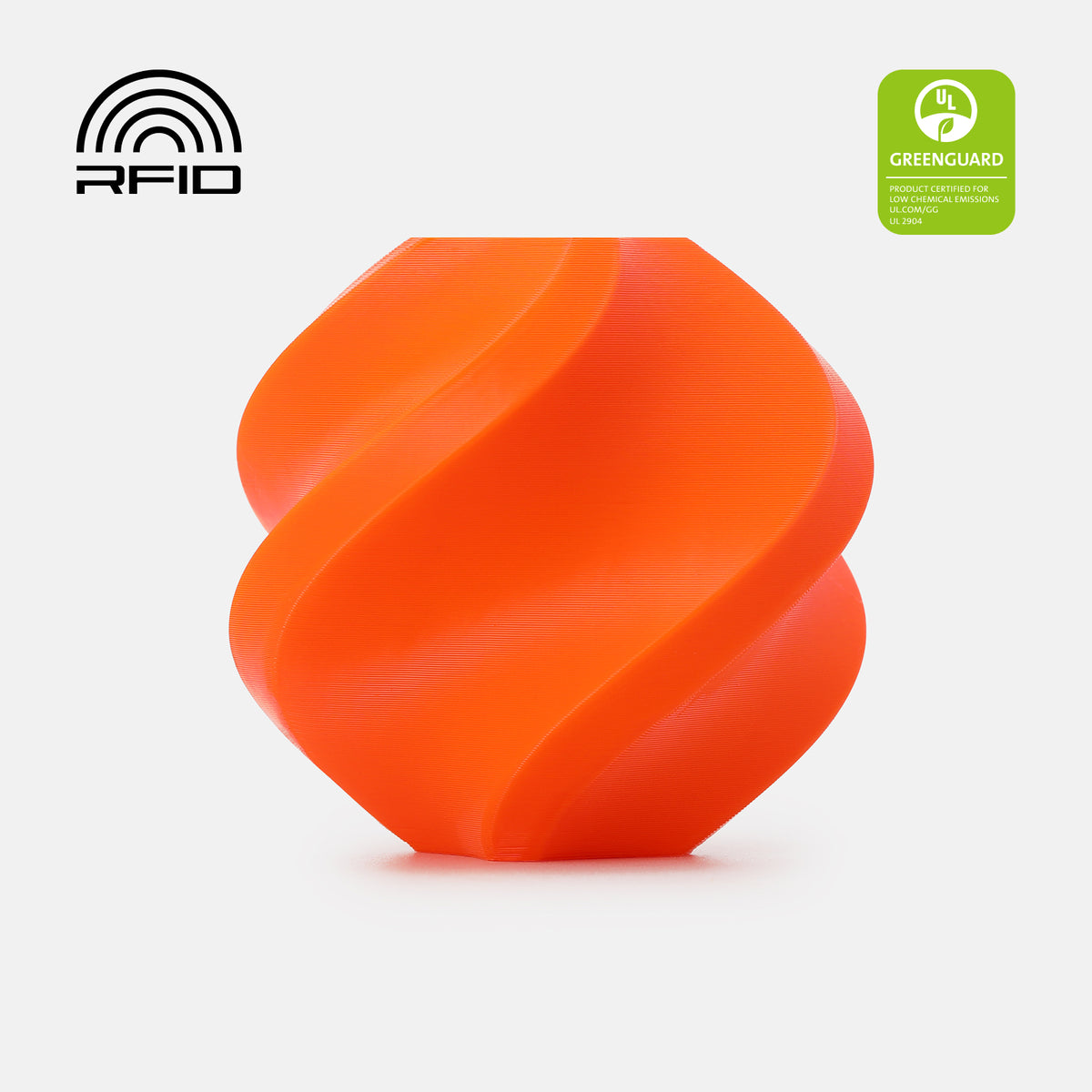 Bambu Lab PETG Basic 1 kg with Spool — Orange (30301)
