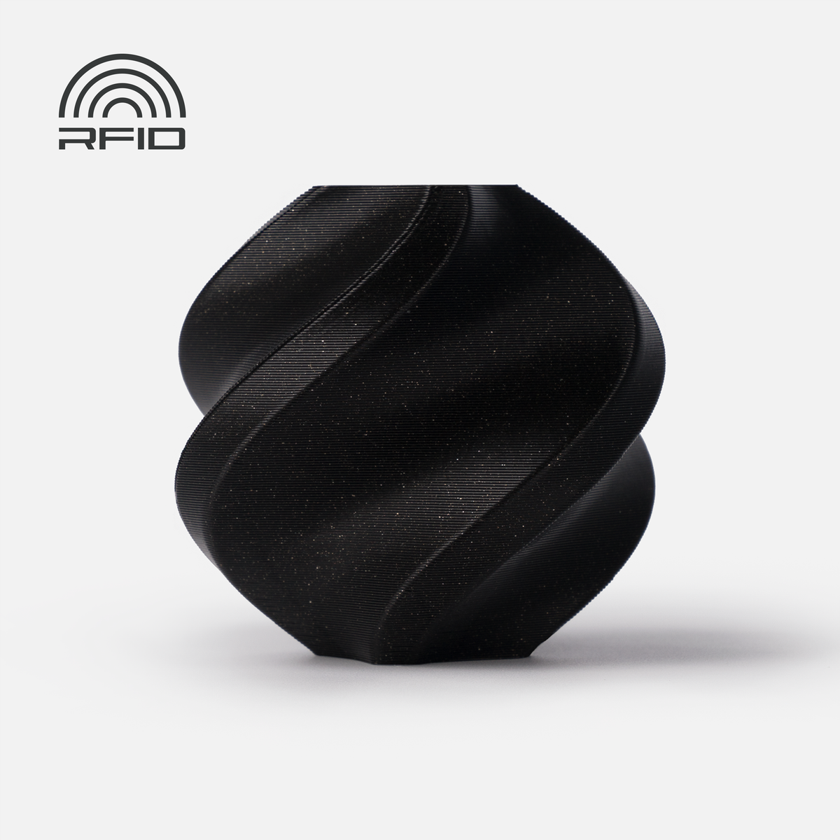 Bambu Lab PLA Sparkle 1 kg with Spool — Onyx Black Sparkle (13101)