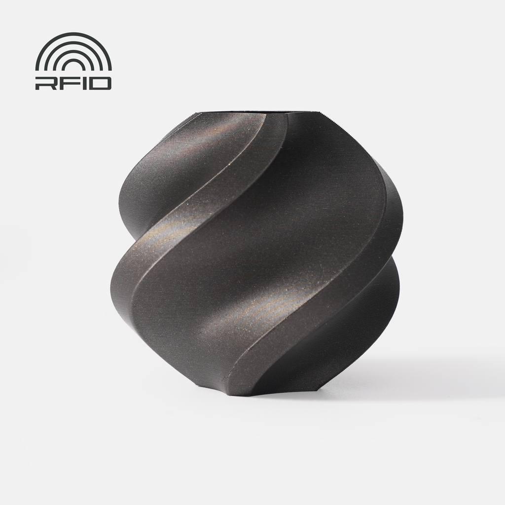 Bambu Lab PLA Metal 1 kg with Spool — Iron Grey Metallic (13100)