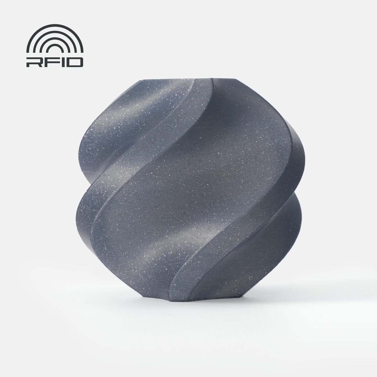 Bambu Lab PLA Sparkle 1 kg with Spool — Slate Grey Sparkle (13102)