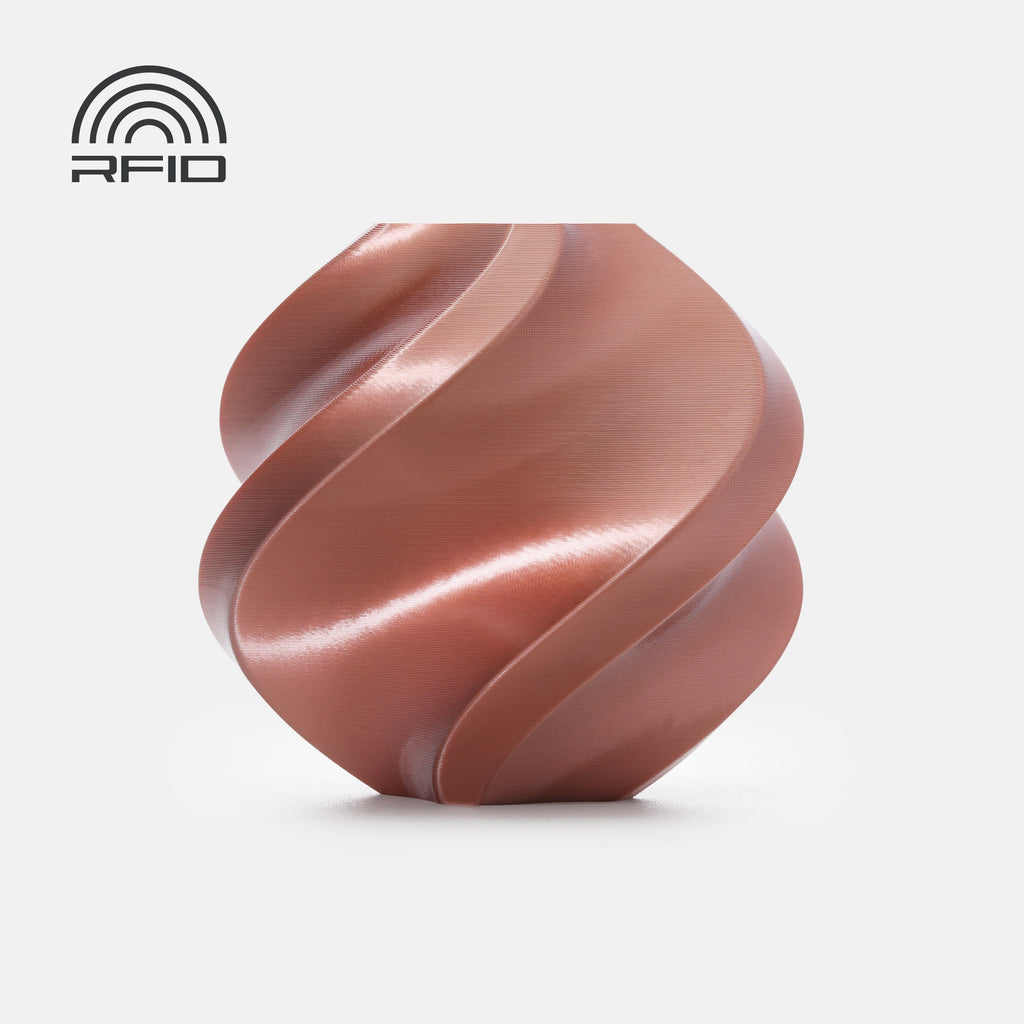 Bambu Lab PLA Silk 1 kg with Spool — Rose Gold (13206)