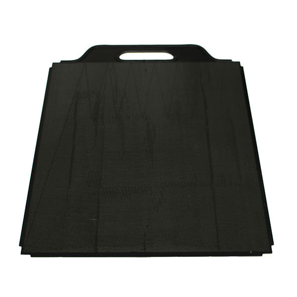 Perforated magnetic plate