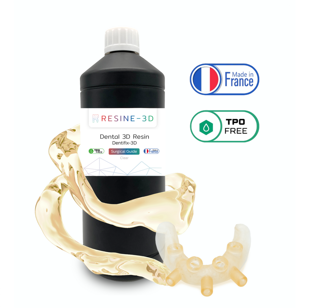 Dentifix-3D Dental Resin Surgical Guide Clear 1kg