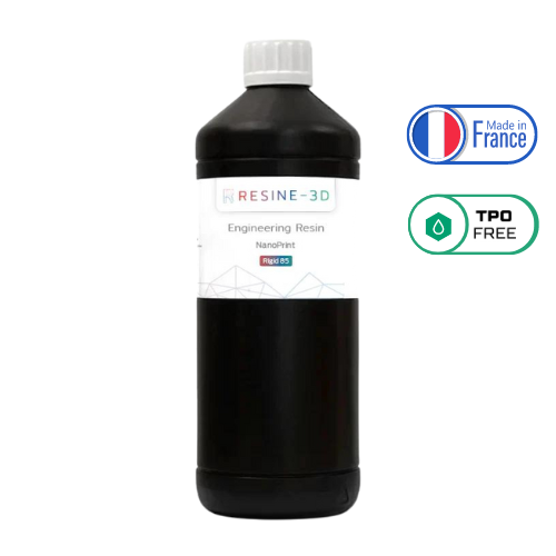 NanoPrint Rigid 85 3D Resin 1kg - TPO Free - Made in France