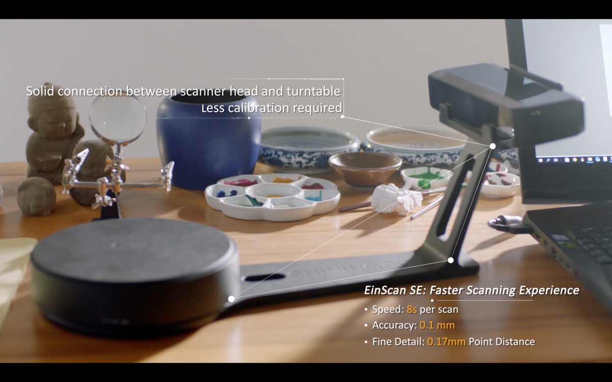 SHINING 3D EinScan SE V2 3D Scanner — supplier product illustration 2