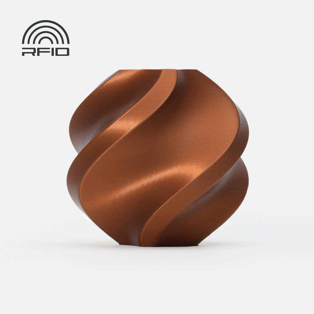 Bambu Lab PLA Silk 1 kg with Spool — Copper (13300)
