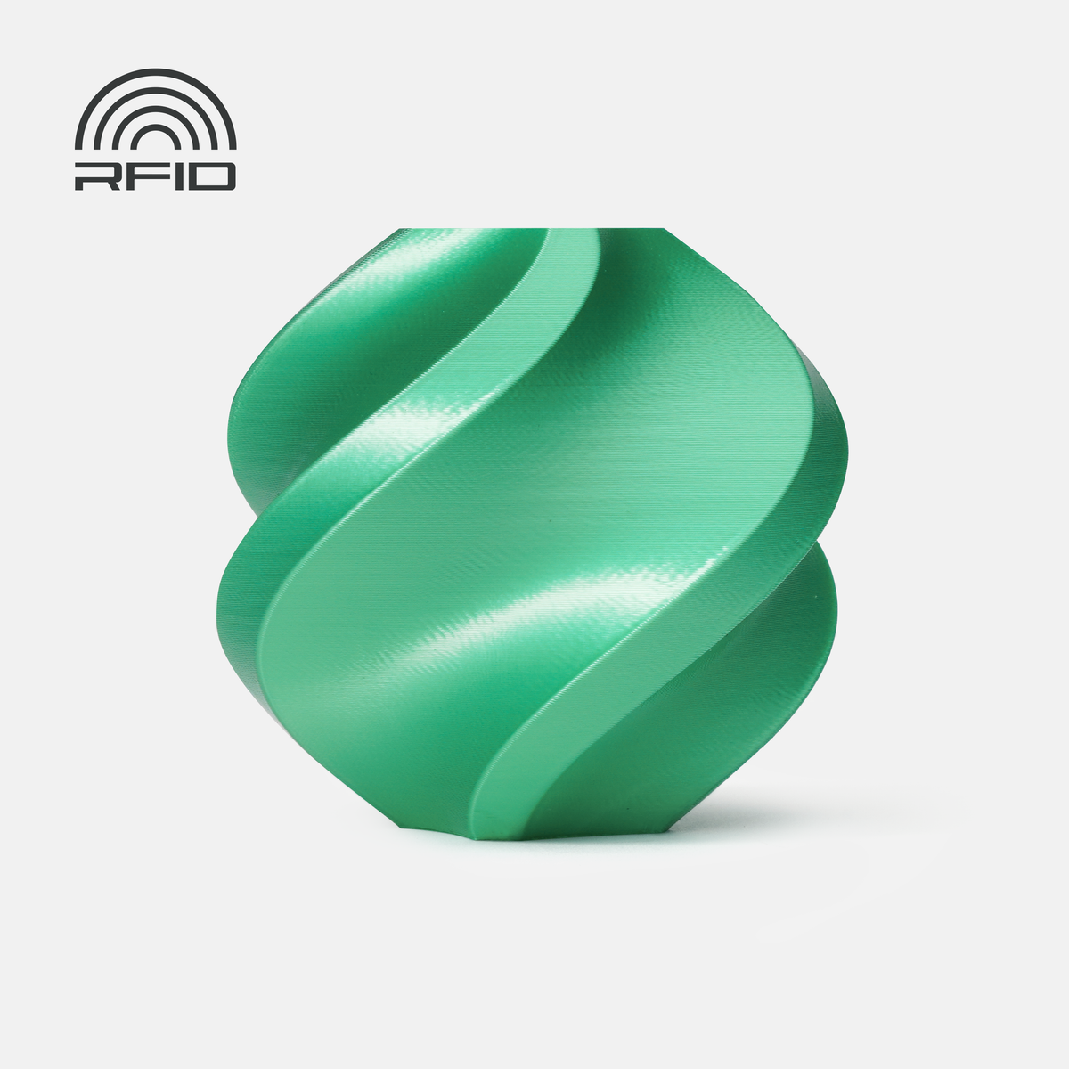 Bambu Lab PLA Silk 1 kg with Spool — Green (13502)