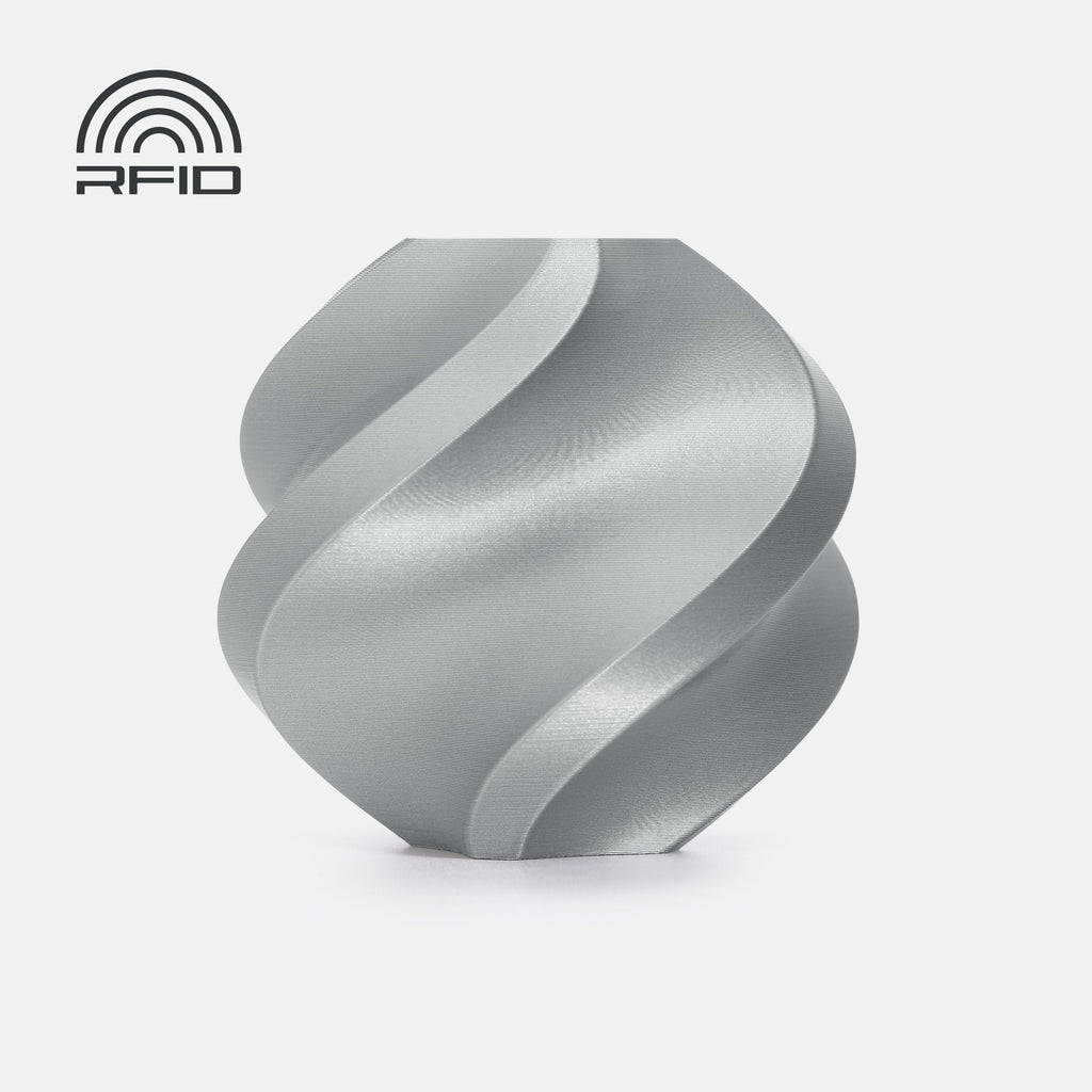 Bambu Lab PLA Basic 1 kg Refill — Silver (10102)