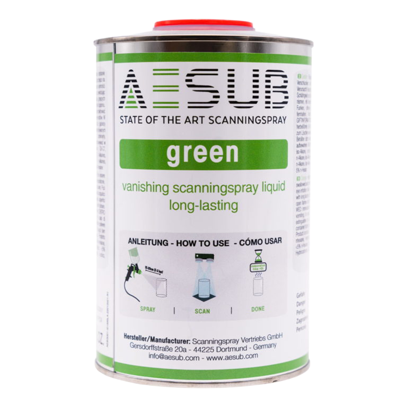 Vanishing 3D Scanning Liquid AESUB Green 1L