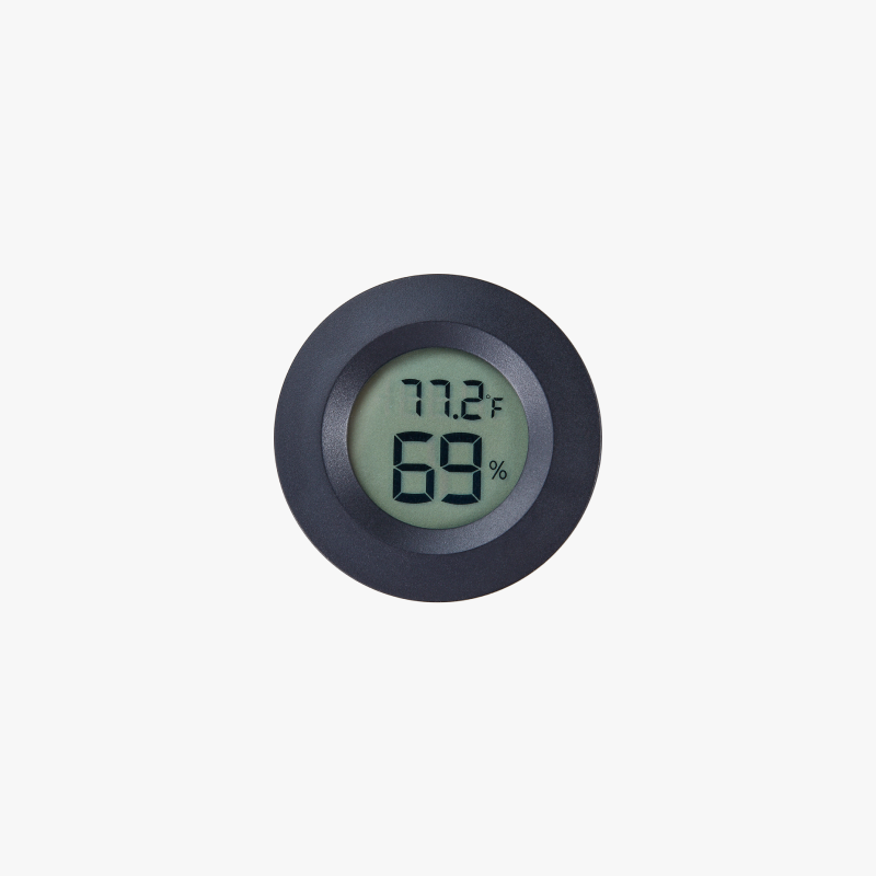 Circular Embedded Electronic Digital Thermometer Hygrometer (1pcs) - XF001