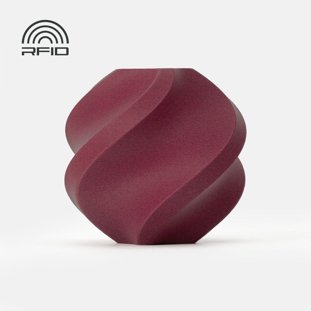 Bambu Lab PLA-CF 1 kg with Spool — Burgundy Red (14200)
