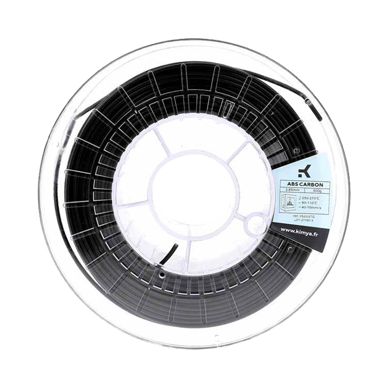 Kimya Filament ABS Carbon (ABS + Carbon fiber) 1,75mm 500g Black