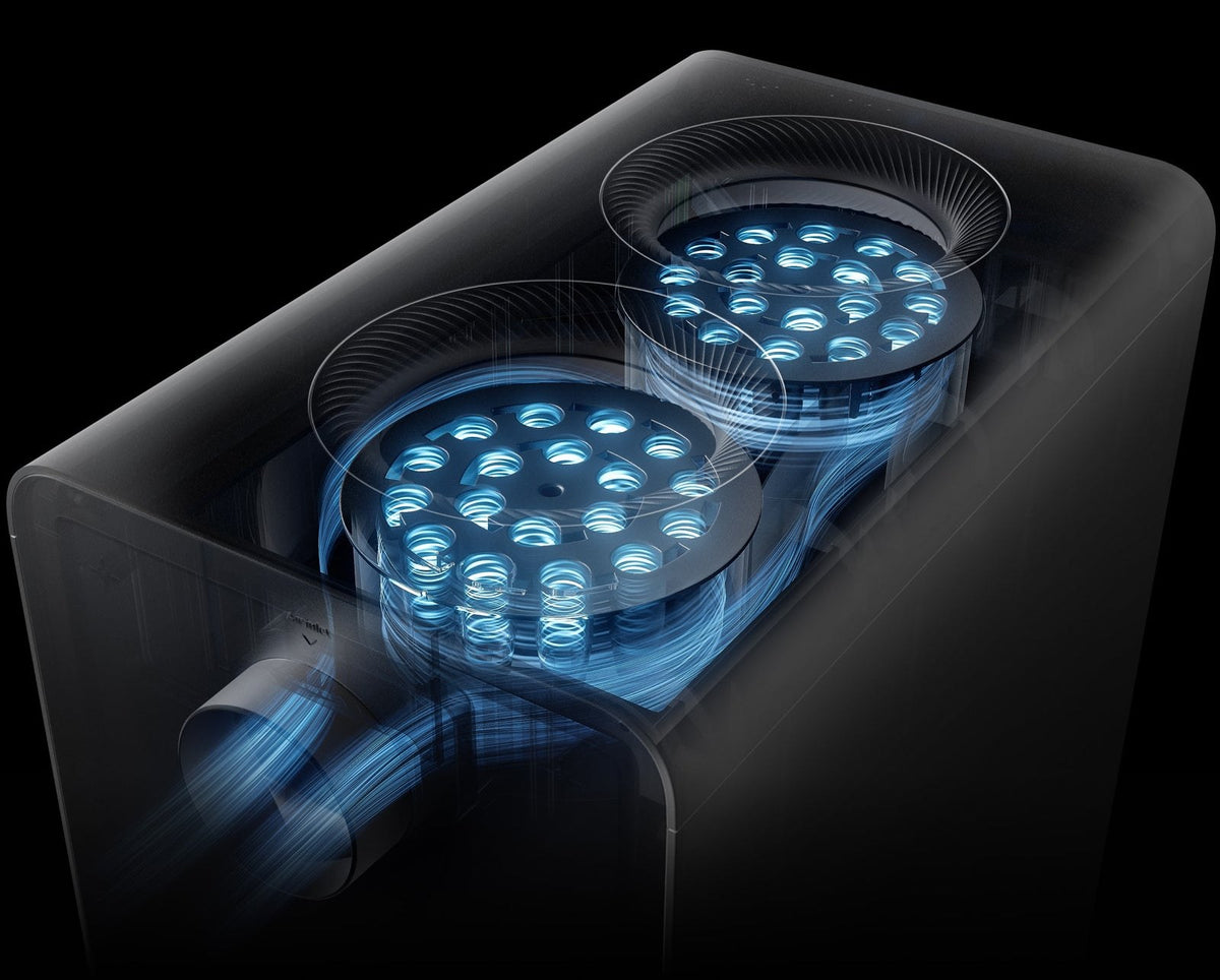 xTool ap2 — Separate larger particles first
