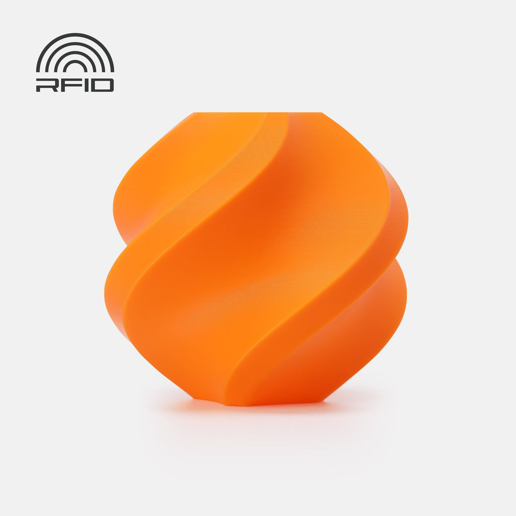Bambu Lab PLA Basic 1 kg with Spool — Pumpkin Orange (10301)