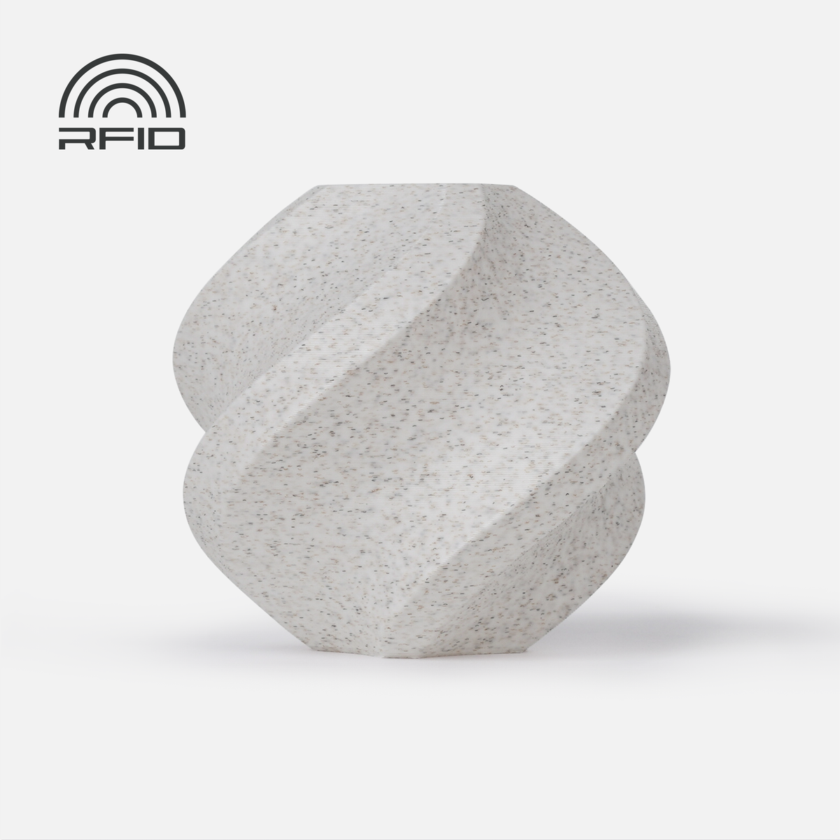 Bambu Lab PLA Marble 1 kg with Spool — White Marble (13103)