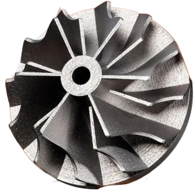 3D printed metal impeller
