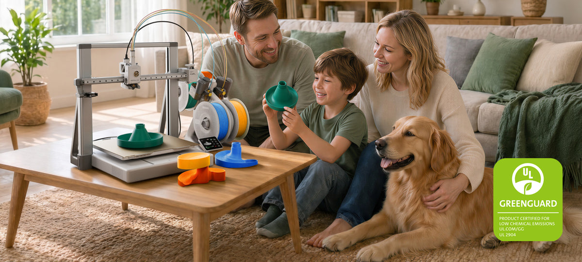 pla-basic-filament — UL GREENGUARD certified. Cleaner air for indoor printing.