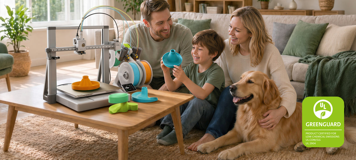 pla-matte — UL GREENGUARD certified. Cleaner air for indoor printing.