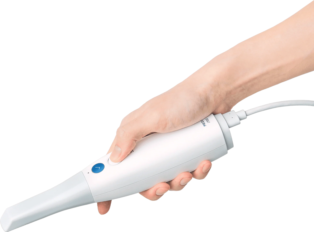 Medit i700 — Control from the handpiece (official manufacturer visual)