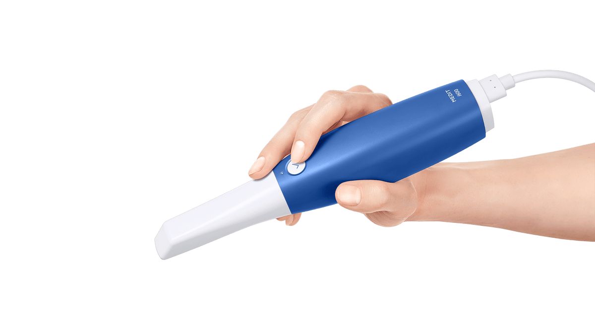 Medit i600 — official scan-button demonstration