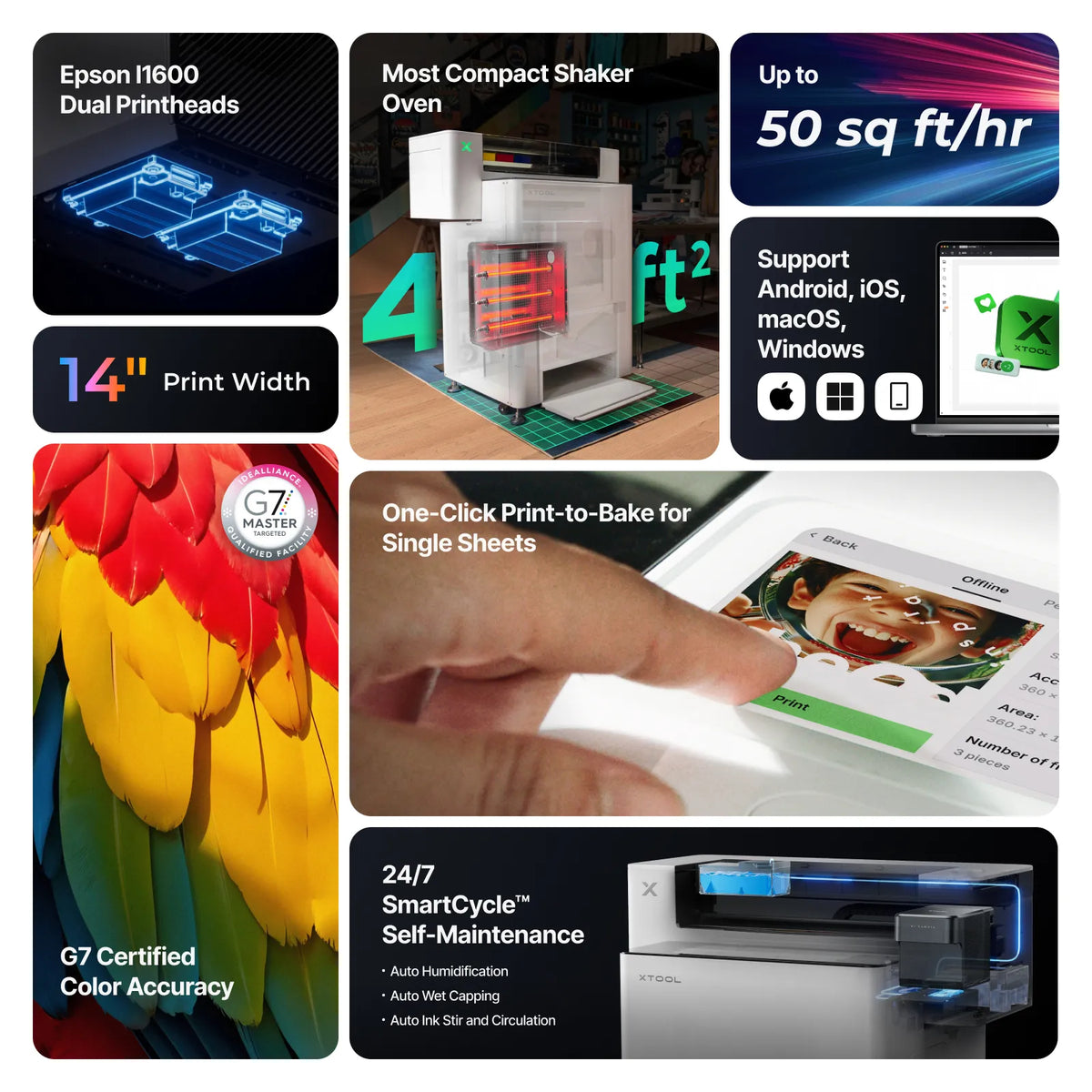 xTool apparel printing applications