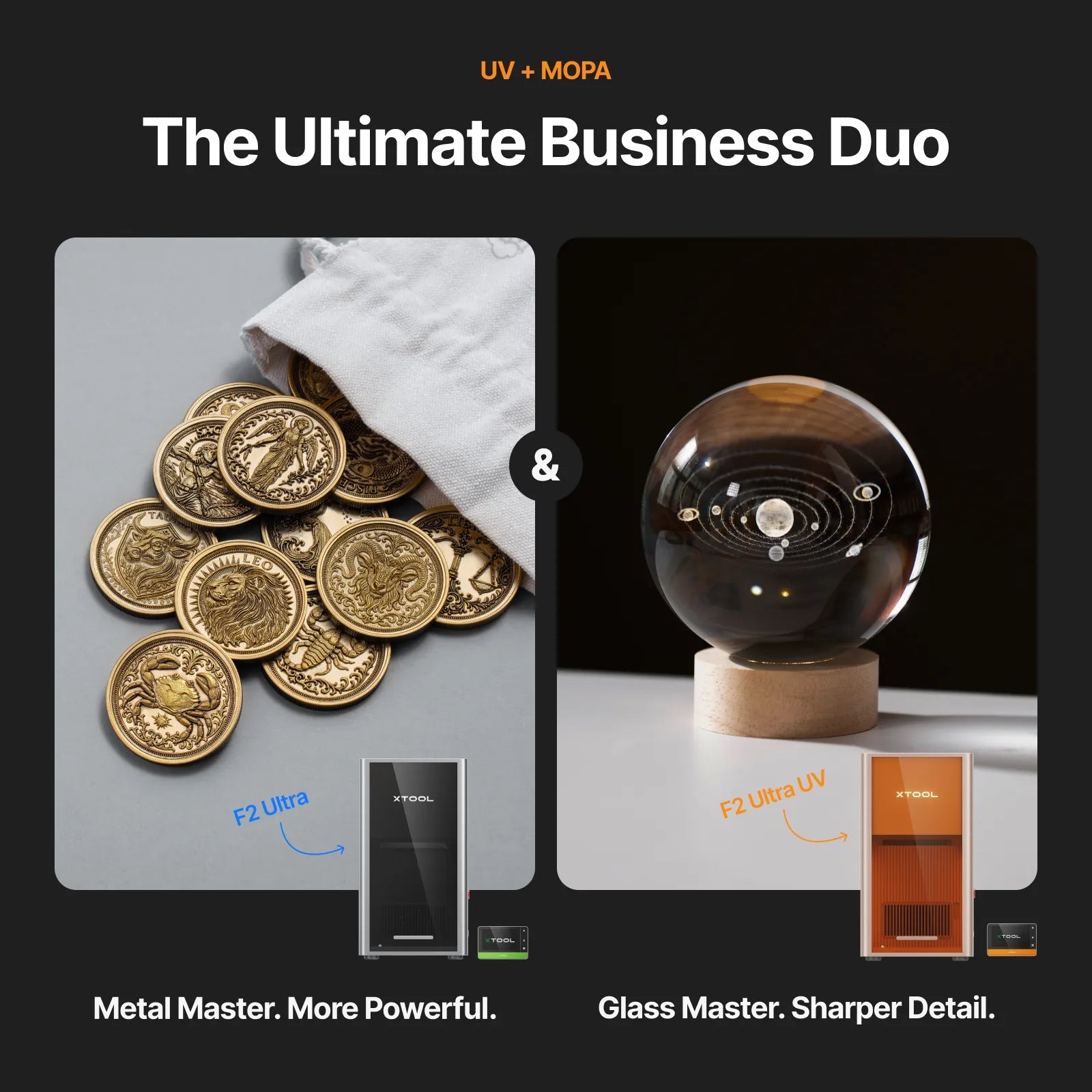 xTool P2S and F2 Ultra UV Ultimate Business Duo