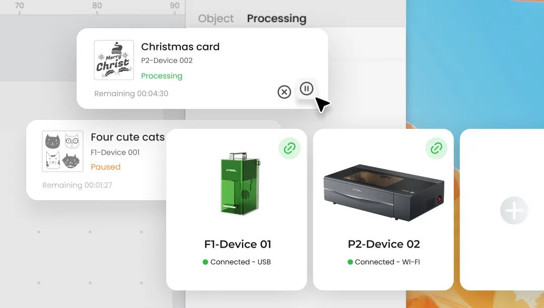 xTool p2 — From artwork to fabrication
